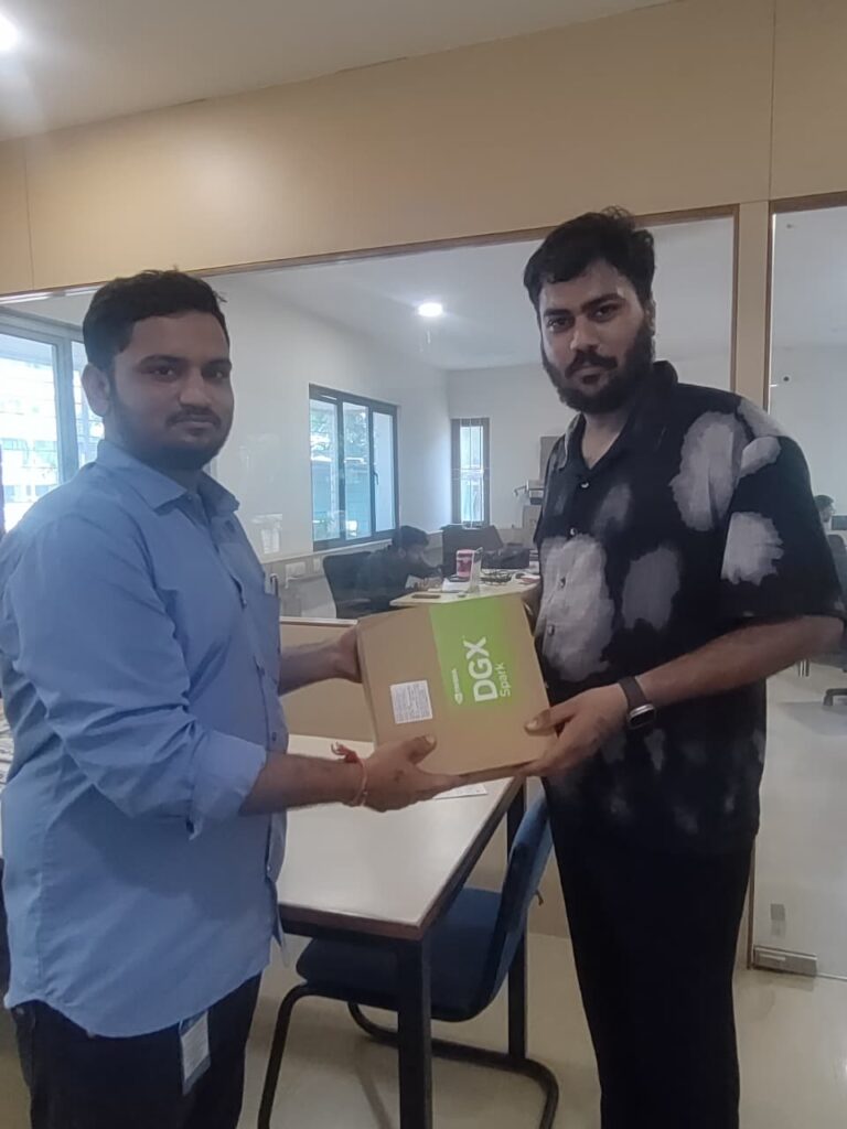 NVIDIA DGX Spark AI computer delivery by YOM Computer Ahmedabad
